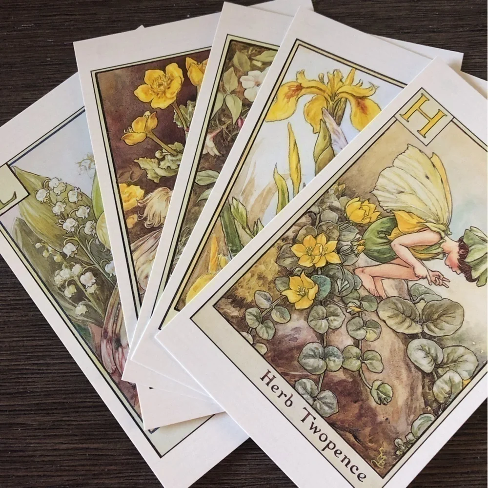 Garden Flower Fairies by: Cicely Mary Barker postcard set #10